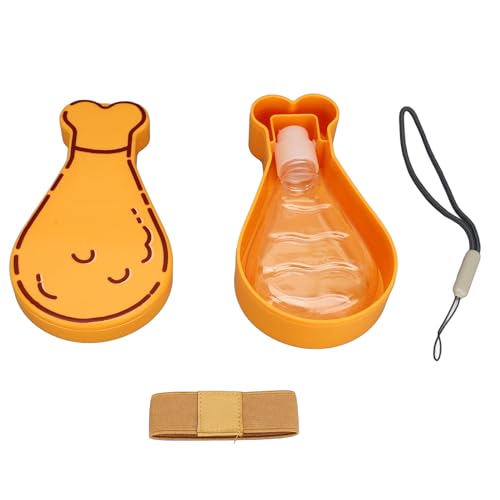 Ydrcesmi 2 in 1 Hund Wasserflasche Hund Schüssel Fahrt 200 ml Leckdosen sicher tragbarer Katze im Freien Getränk Tasse (Ydrcesmirkm6f-11) von YDRCESMI