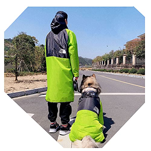 YDSZAHAH Hund Raincoat Pet Poncho maßgeschneidert für Eltern und Kinder, tragen den gleichen Regenmantel wie der Hund, beide Männer und Frauen können es tragen 2-4XL YDSZAHAH Hund Raincoat Pet Poncho maßgeschneidert für Eltern und Kinder, tragen den gleichen Regenmantel wie der Hund, beide Männer und Frauen können es tragen 2-4XL von YDSZAHAH