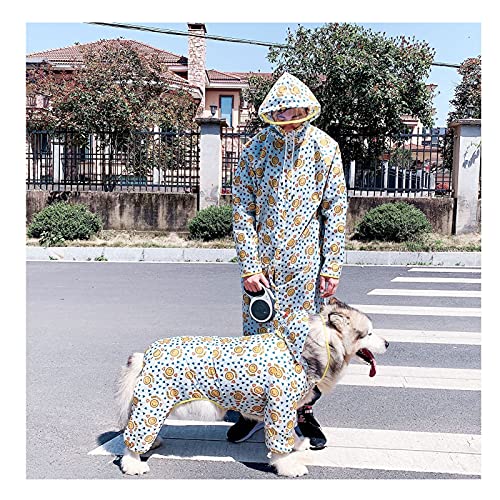 YDSZAHAH Hund Raincoat Pet Poncho maßgeschneidert für Eltern und Kinder, tragen den gleichen Regenmantel wie der Hund, beide Männer und Frauen können es tragen 6-4XL YDSZAHAH Hund Raincoat Pet Poncho maßgeschneidert für Eltern und Kinder, tragen den gleichen Regenmantel wie der Hund, beide Männer und Frauen können es tragen 6-4XL von YDSZAHAH