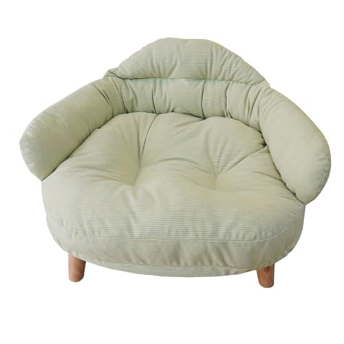 YDYAENIO Ganzjahres-Haustier-Schlafsofa for Hunde und Katzen – abnehmbar, waschbar, bequem mit Kühlkissen(Green,S) von YDYAENIO