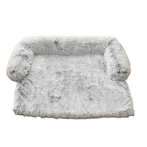 YDYAENIO Haustier-Schlafsofa, Grau, Weiches und Bequemes Kissen for Hunde und Katzen, Gemütliche Lounge mit Abnehmbarem Bezug YDYAENIO Haustier-Schlafsofa, Grau, Weiches und Bequemes Kissen for Hunde und Katzen, Gemütliche Lounge mit Abnehmbarem Bezug von YDYAENIO