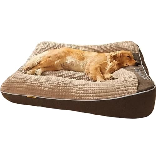 YDYAENIO Hunde Katzen Bettmatte Großer Hund Warmes Haustiernest Zwinger for kleine mittelgroße Welpen Kätzchen Übergröße Schlafmatratze(2XL 100x75x21cm) von YDYAENIO