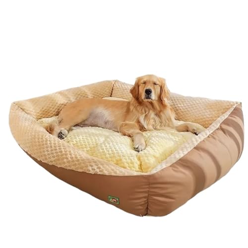 YDYAENIO Winter Hund Tiefschlaf Warme Haustier Matratze for Hunde Katzen Kennel Bett Produkte(Coffee,M) von YDYAENIO