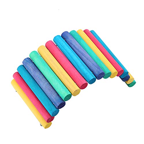 YDuupxe Kleintier-Spielzeugbrücke, Holzspielzeug-Regenbogenbrücke, Hölzerner Hamster-Kauartikel für zu Hause für Syrische Hamster, Rennmäuse und Andere Kleintiere YDuupxe Kleintier-Spielzeugbrücke, Holzspielzeug-Regenbogenbrücke, Hölzerner Hamster-Kauartikel für zu Hause für Syrische Hamster, Rennmäuse und Andere Kleintiere von YDuupxe