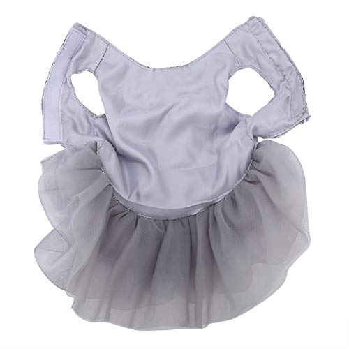 Sommer Haustität Tuch Kleines Hund Haustierkleid, Hundekleid Stickkleider Hundekleider Haustier Kleidung Hundekleid Welpe Paillettenprinzessin Blase Rock Hochzeit Kostüm (L) von YDuupxe