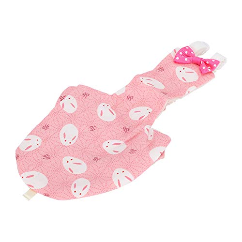 Vogelfluganzug, Vogelwindel, Verstellbarer Schultergurt, Urinwindeln, Vögel für Mini-Papageien (M Rosa Kaninchen) von YDuupxe