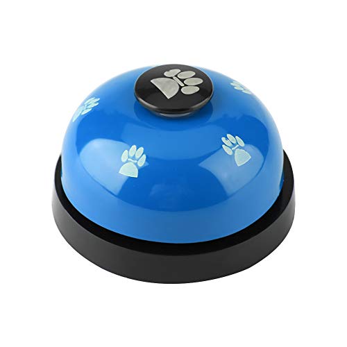 Bezaubernde Eisen-Haustierglocke, Trainingsglocken, Kabelloses Haustier-Kommunikationsgerät für Hunde und Katzen, Interaktives Spielzeug (Blue) von YDuupxe
