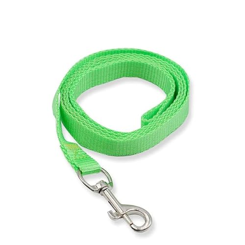 120 cm x 1,5 cm Nylon-Hundeleine für kleine, mittelgroße und große Hunde, Outdoor-Laufen, Spazierengehen, Training, sicheres Haustier-Hundeband, Halsband, Leine von YEAG