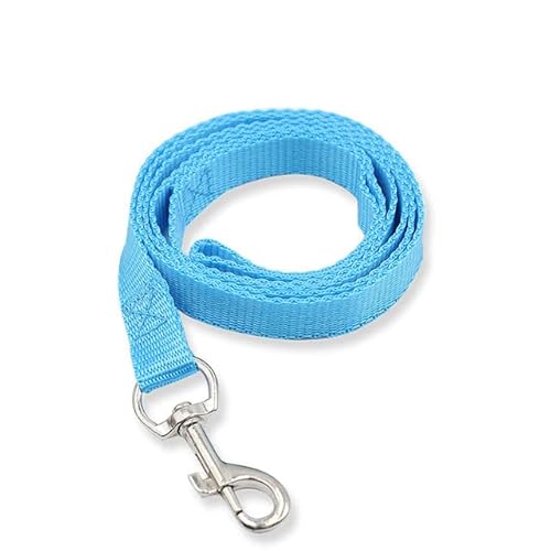 120 cm x 1,5 cm Nylon-Hundeleine für kleine, mittelgroße und große Hunde, Outdoor-Laufen, Spazierengehen, Training, sicheres Haustier-Hundeband, Halsband, Leine von YEAG