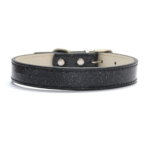 Bling Leder Hundehalsband Katzenhalsband Glitzer Material Welpen Halsband Halsbänder für kleine mittelgroße und große Hunde Zubehör Rot Rosa XS-3XL Bling Leder Hundehalsband Katzenhalsband Glitzer Material Welpen Halsband Halsbänder für kleine mittelgroße und große Hunde Zubehör Rot Rosa XS-3XL von YEAG