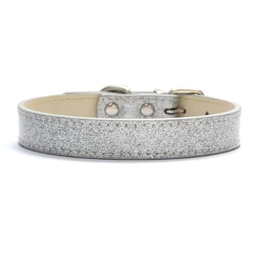 Bling Leder Hundehalsband Katzenhalsband Glitzer Material Welpen Halsband Halsbänder für kleine mittelgroße und große Hunde Zubehör Rot Rosa XS-3XL Bling Leder Hundehalsband Katzenhalsband Glitzer Material Welpen Halsband Halsbänder für kleine mittelgroße und große Hunde Zubehör Rot Rosa XS-3XL von YEAG