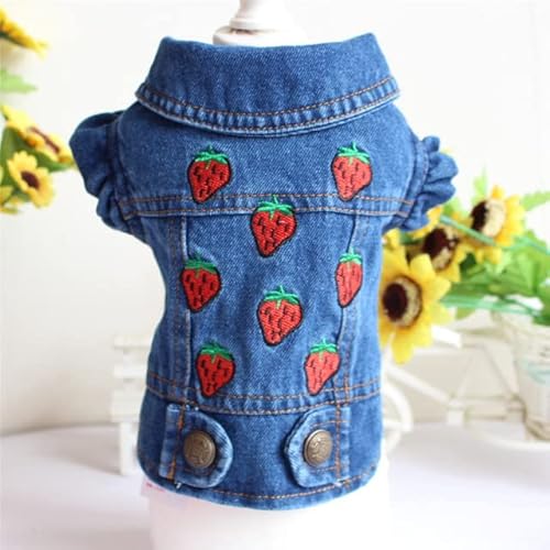 Denim-Katzenkleidung für Katzen, Katzen, Mantel, Jeans, Jacke, lässige Outfits, Kleidung für Kätzchen, kleine Hunde, Chihuahua, französische Bulldogge Denim-Katzenkleidung für Katzen, Katzen, Mantel, Jeans, Jacke, lässige Outfits, Kleidung für Kätzchen, kleine Hunde, Chihuahua, französische Bulldogge von YEAG