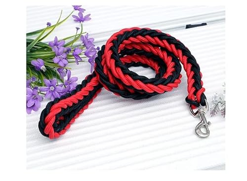 Geflochtenes Hundegeschirr, 8-strängig, Nylon, für große Hunde, Leinen, Haustiertraining, Laufen, Sicherheit, solide Hundeleine, Seile Geflochtenes Hundegeschirr, 8-strängig, Nylon, für große Hunde, Leinen, Haustiertraining, Laufen, Sicherheit, solide Hundeleine, Seile von YEAG