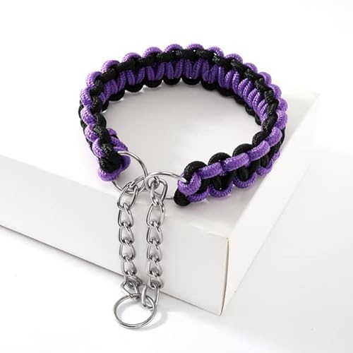 Gewebtes Hundehalsband, P-Kette, Golden Retriever, Nylon, verstellbares Halsband für kleine, mittelgroße und große Hunde, zum Spazierengehen, Artefakt, Haustierzubehör Gewebtes Hundehalsband, P-Kette, Golden Retriever, Nylon, verstellbares Halsband für kleine, mittelgroße und große Hunde, zum Spazierengehen, Artefakt, Haustierzubehör von YEAG