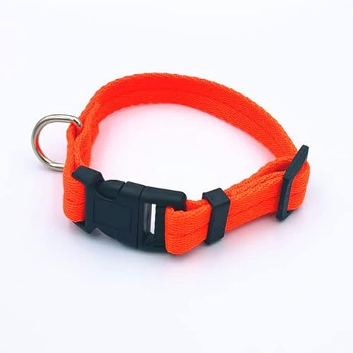 Haustier-Halsband, niedlich, kleine Fußabdrücke, verstellbar, Nylon, Polyester, Welpen, Katzen, 7 Farben von YEAG