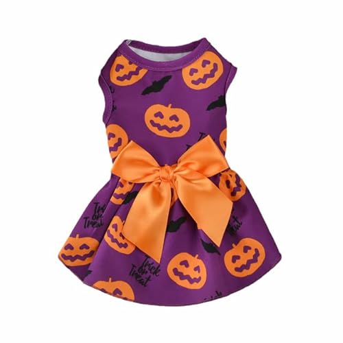 Haustier-Katzen-Kleidung mit Schleife, 6 Farben, bedruckt, für Halloween, Weihnachten, Kätzchen, Kostüm für Katzen, Welpen, Kleidung Ropa Para Gatos Haustier-Katzen-Kleidung mit Schleife, 6 Farben, bedruckt, für Halloween, Weihnachten, Kätzchen, Kostüm für Katzen, Welpen, Kleidung Ropa Para Gatos von YEAG