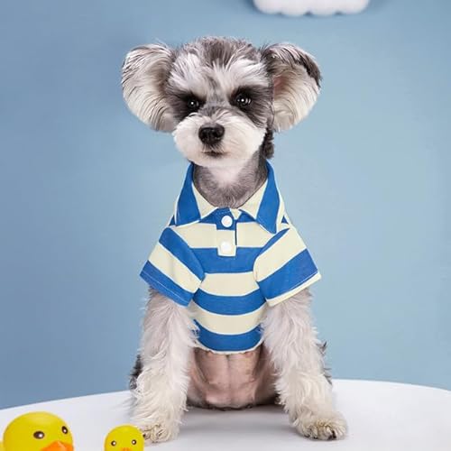 Hunde-Poloshirt für den Sommer, Freizeitkleidung für kleine und große Hunde, Katzen, T-Shirt, Chihuahua, Mops, Yorkshire-Shirts von YEAG