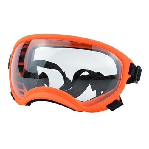 Hunde-Sonnenbrille mit verstellbarem Riemen, UV-Schutz, winddicht, geeignet für mittelgroße und große Hunde von YEAG
