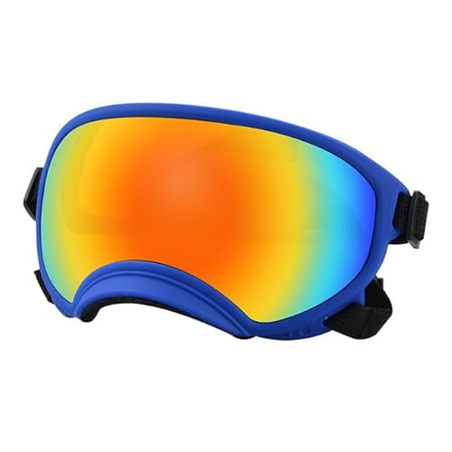 Hunde-Sonnenbrille mit verstellbarem Riemen, UV-Schutz, winddicht, geeignet für mittelgroße und große Hunde Hunde-Sonnenbrille mit verstellbarem Riemen, UV-Schutz, winddicht, geeignet für mittelgroße und große Hunde von YEAG