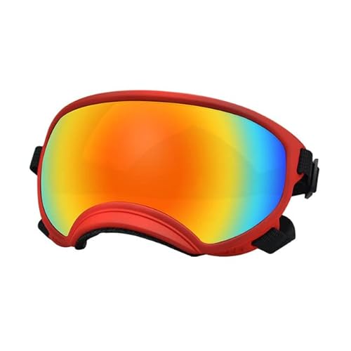 Hundebrille Hund Sonnenbrille Brille für Hunde Hund Skibrille mit UV-Schutz Haustier Sonnenbrille mit Verstellbarem Gurt für Reisen von YEAG