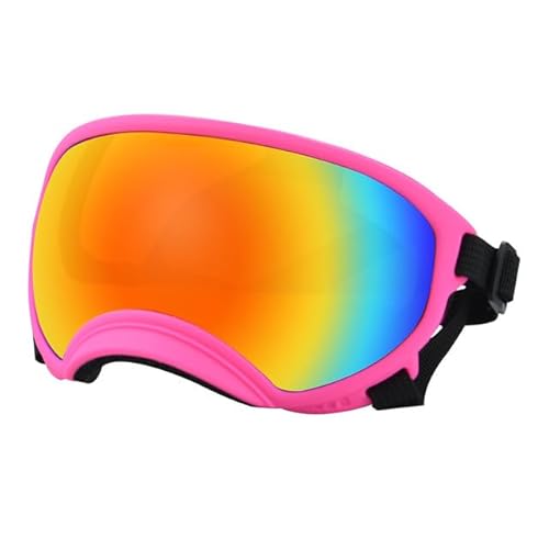 Hundebrille Hund Sonnenbrille Brille für Hunde Hund Skibrille mit UV-Schutz Haustier Sonnenbrille mit Verstellbarem Gurt für Reisen Hundebrille Hund Sonnenbrille Brille für Hunde Hund Skibrille mit UV-Schutz Haustier Sonnenbrille mit Verstellbarem Gurt für Reisen von YEAG