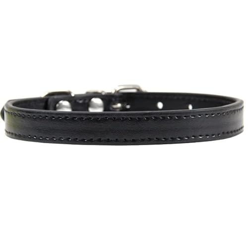 Hundehalsband, PU-Leder, weich, einfarbig, verstellbar, für kleine und mittelgroße und große Hunde, 16 Farben Hundehalsband, PU-Leder, weich, einfarbig, verstellbar, für kleine und mittelgroße und große Hunde, 16 Farben von YEAG