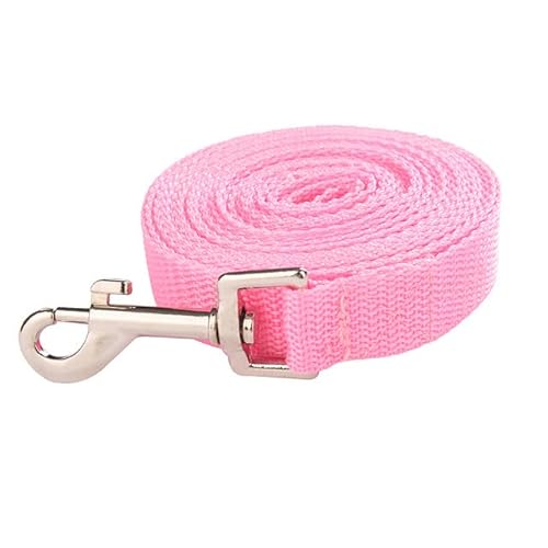 Hundeleine, Nylon, für Hunde, 5 Farben, 1,5 m, 1,8 m, 3 m, 4,5 m, 6 m, zum Spazierengehen, Trainingsleine, Katzen, Hundegeschirr, Halsband, Leine, Gurt von YEAG