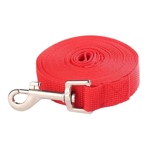 Hundeleine, Nylon, für Hunde, 5 Farben, 1,5 m, 1,8 m, 3 m, 4,5 m, 6 m, zum Spazierengehen, Trainingsleine, Katzen, Hundegeschirr, Halsband, Leine, Gurt von YEAG