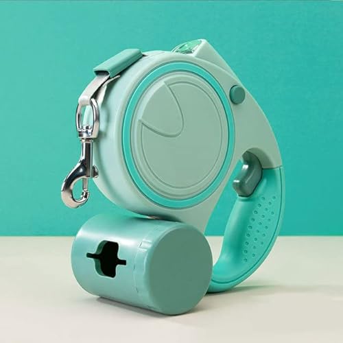 Hundeleine mit Licht und Müllbeutel Automatisch einziehbar Hund Pomeranian Corgi Hundeleine Hund Spaziergang Seil Haustier Supplies Hundeleine mit Licht und Müllbeutel Automatisch einziehbar Hund Pomeranian Corgi Hundeleine Hund Spaziergang Seil Haustier Supplies von YEAG