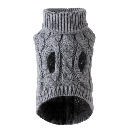 Hundepullover für kleine und mittelgroße Hunde, Katzen, warm, für den Winter, Rollkragen, Chihuahua, Weste, Mantel, Teddy, französische Bulldogge Hundepullover für kleine und mittelgroße Hunde, Katzen, warm, für den Winter, Rollkragen, Chihuahua, Weste, Mantel, Teddy, französische Bulldogge von YEAG
