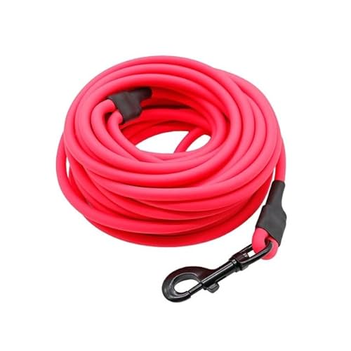 Lange Hundeleine, klein, groß, für Welpen, Haustiere, Schlepptraining, Gehorsamkeit, wasserdicht, PVC-Leine, leicht zu reinigen, 5 m 10 m Lange Hundeleine, klein, groß, für Welpen, Haustiere, Schlepptraining, Gehorsamkeit, wasserdicht, PVC-Leine, leicht zu reinigen, 5 m 10 m von YEAG