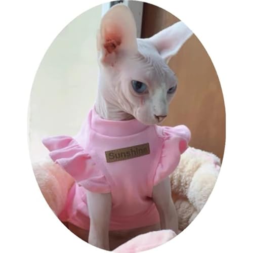 Luxuriöse Sphynx Katzenkleidung für den Sommer, für haarlose Katzen, Kleidung, kleine französische Bulldogge, Welpenkostüm, Kätzchenweste Luxuriöse Sphynx Katzenkleidung für den Sommer, für haarlose Katzen, Kleidung, kleine französische Bulldogge, Welpenkostüm, Kätzchenweste von YEAG