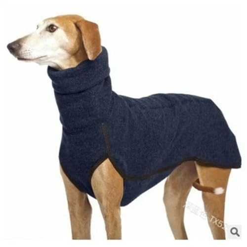 Nette Fleece Haustier Kleidung Einfarbig Warme Hund T-Shirt Pullover Herbst Winter Dicke Katze Weste Kleine Mittlere Hunde Ärmel Hund Weste von YEAG