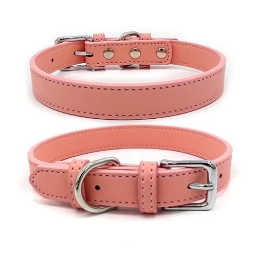 PU-Halsband für kleine Hunde, Größe XS-M, verstellbar, Zinklegierung, einfarbig, bequem, langlebig, Zubehör für Haustiere PU-Halsband für kleine Hunde, Größe XS-M, verstellbar, Zinklegierung, einfarbig, bequem, langlebig, Zubehör für Haustiere von YEAG