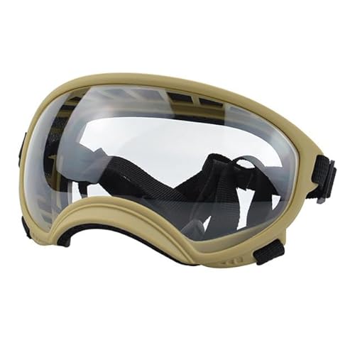 Pet Dog Glasses Adjustable UV Protection Sunglasses Outdoor Sports Skiing Anti-Fog Goggles Dog Tactical Glasses von YEAG