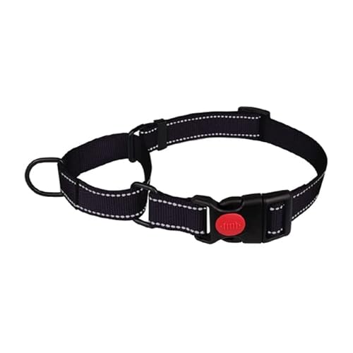 Reflektierendes Nylon-Hundehalsband mit Sicherheitsverschluss für Windhunde, Dobermann, Border Collie, kein Ersticken, Haustierkontrolle von YEAG