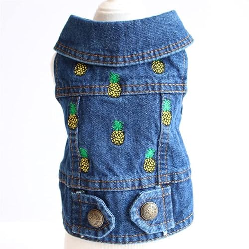 Stilvolle Cowboy Hundejacke Frühling Denim Hundekleidung Weste Welpenkleidung für Hunde Chihuahua Yorkies Casual Jeans Haustier Mantel Kostüme Stilvolle Cowboy Hundejacke Frühling Denim Hundekleidung Weste Welpenkleidung für Hunde Chihuahua Yorkies Casual Jeans Haustier Mantel Kostüme von YEAG