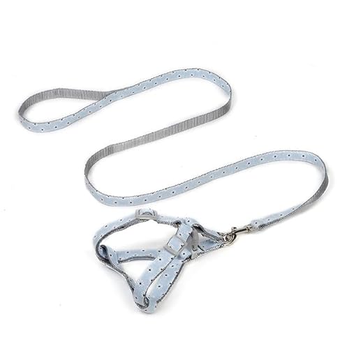 Verstellbares Hundegeschirr für Hunde und Katzen, Leine, Halsband für Welpen, kleine Hunde, Outdoor-Spaziergänge Verstellbares Hundegeschirr für Hunde und Katzen, Leine, Halsband für Welpen, kleine Hunde, Outdoor-Spaziergänge von YEAG