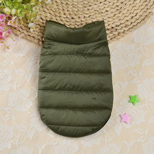 Winter-Daunenjacke für Haustiere, winddicht, warm, für kleine und mittelgroße Hunde, Katzen, Welpen, Chihuahua, Shih Tzu, Kostüm, Yorkies von YEAG