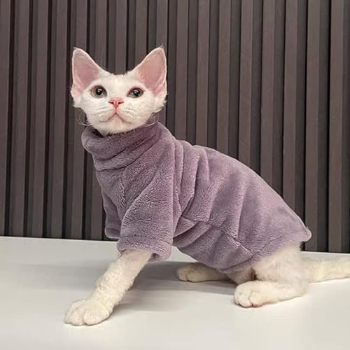 Winter Katze Kleidung Für Sphinx Warme Hoodies Haustiere Verdicken Mantel Kätzchen Kostüme Jacke Chihuahua Herbst Doppelseitige Plus Samt von YEAG