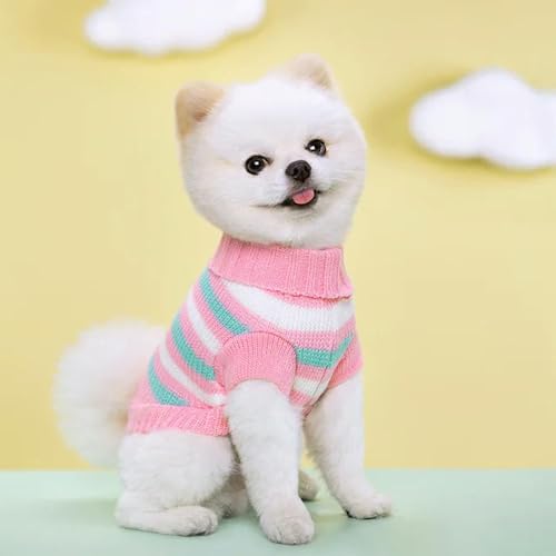 Winter Warm Dogs Sweater Puppy Soft Knitting for Small Medium Dogs Kittens Clothes Pets Pullover Chihuahua Coat Bulldog Costumes von YEAG