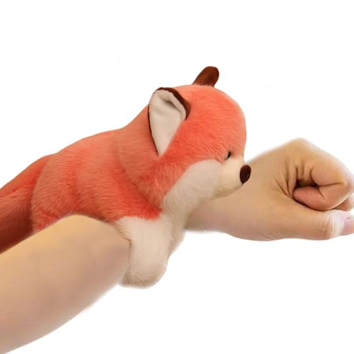 Plüssig Haustier Armband Band, Kinder Haustier Spielzeug, Tier Applaus Armband Geschenke (Fox) von YEAHLEE