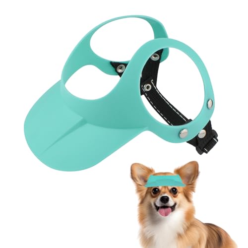 Hundehut, Sonnen-Nackenriemen, verstellbar, bequeme Ohrlöcher für Strand, Wandern, Reiten, Blau, Sonnenschutz im Freien (blau) von YEHOOM