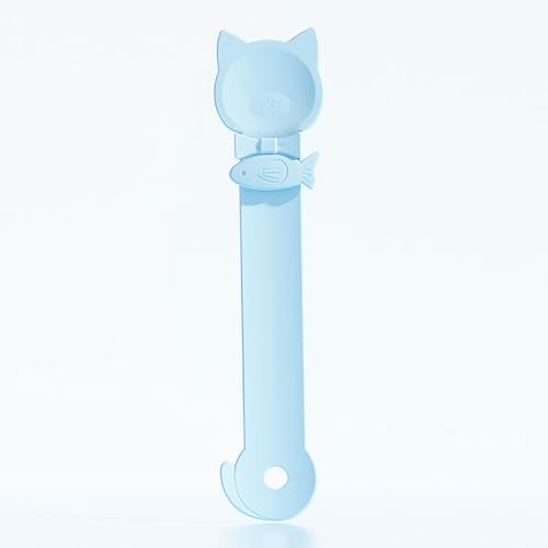 Katzen-Leckerli-Löffel, Leckerlis, leckbar, cremig, Schöpfkelle für Nassfutter (Blau, Einheitsgröße) von YEHOOM