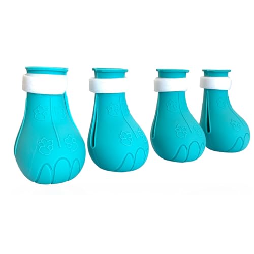 Katzenkrallenabdeckungen, Anti-Off-Schuhe, Nagelhandschuhe, Katzenstiefel für Katzen, weiches Silikon, Pfotenschutz für Fellpflege, Baden, Rasieren, um zu verhindern, dass die Pfoten lecken (Blau-1) Katzenkrallenabdeckungen, Anti-Off-Schuhe, Nagelhandschuhe, Katzenstiefel für Katzen, weiches Silikon, Pfotenschutz für Fellpflege, Baden, Rasieren, um zu verhindern, dass die Pfoten lecken (Blau-1) von YEHOOM