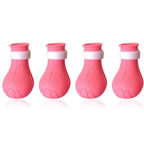 Katzenkrallenabdeckungen, Anti-Off-Schuhe, Nagelhandschuhe, Katzenstiefel für Katzen, weiches Silikon, Pfotenschutz für Fellpflege, Baden, Rasieren, um zu verhindern, dass die Pfoten lecken (Rosa-1) Katzenkrallenabdeckungen, Anti-Off-Schuhe, Nagelhandschuhe, Katzenstiefel für Katzen, weiches Silikon, Pfotenschutz für Fellpflege, Baden, Rasieren, um zu verhindern, dass die Pfoten lecken (Rosa-1) von YEHOOM