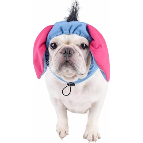Lustige Hunde-Weihnachtskostüme, Kopfbedeckung, Hundekostüm, Hut mit Eselohr für Hunde und Katzen, Kostüm für Party, Geburtstag, (M) von YEHOOM