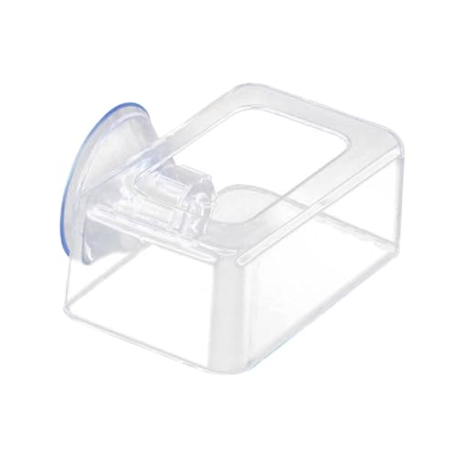 Fischfutterringe, praktisches Aquarium-Zubehör, transparent, 10 x 6,3 x 3,9 cm, transparent, 10 x 6,3 x 3,9 cm von YEJBBUC