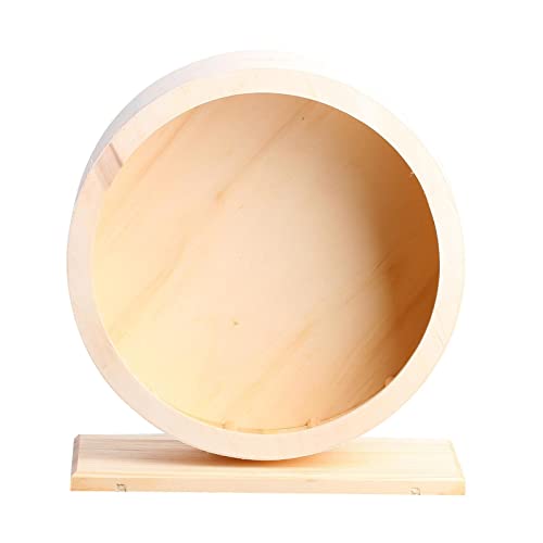 Kleintier-Übungsrad aus Holz, leichtgängig, mit Ständer, Mäuse, Hamster, Spielzeug, M Kleintier-Übungsrad aus Holz, leichtgängig, mit Ständer, Mäuse, Hamster, Spielzeug, M von YEJBBUC