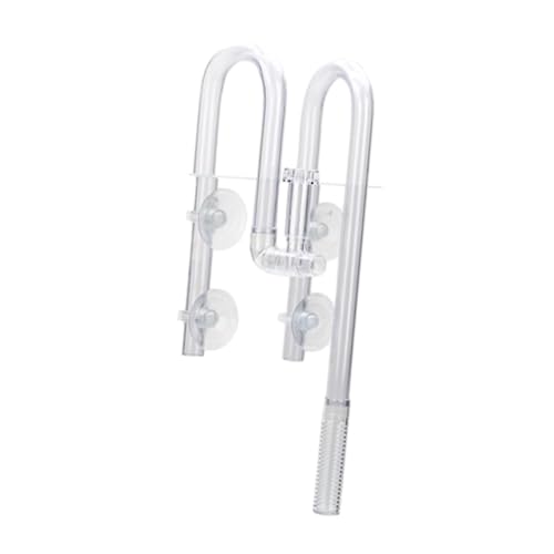YEJBBUC Aquarium-Lilienschlauch, Einlauf, Abflussoberfläche, Ölflecken, Lilienrohr, Einlauf, 12 mm, transparent von YEJBBUC